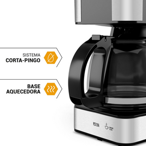 Cafeteira Philco PCF20A 720ml 20 Cafezinhos 650W
