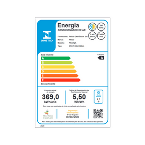 Ar-Condicionado Split 9000 BTU/h Philco Quente/frio Titanium